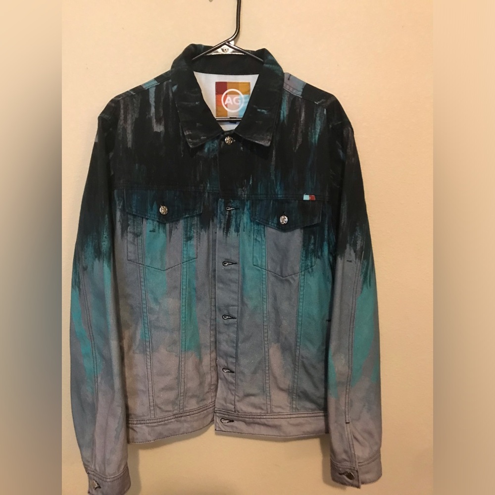 AG Men’s Art Project Misty Forest Trucker Jacket